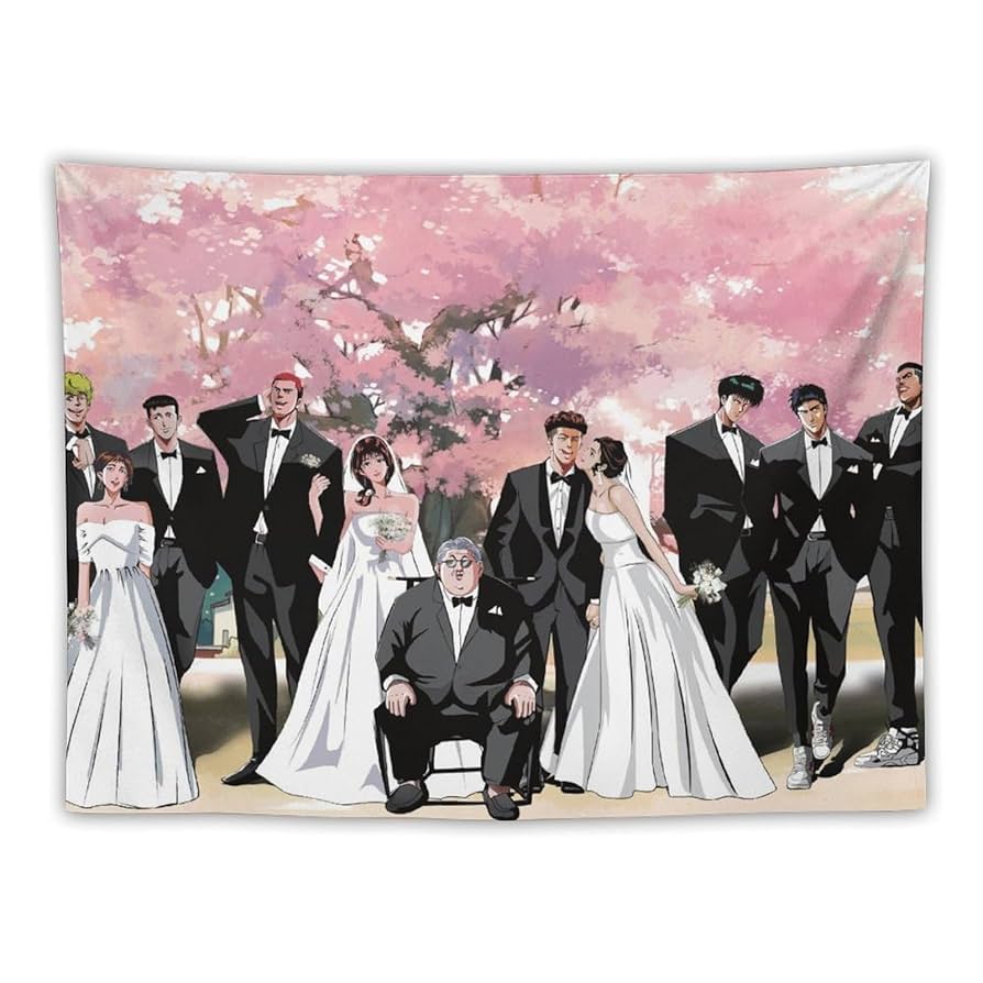 SLAM DUNK スラムダンク タペストリー Amazon.co.jp: スラムダンク 流川と桜木 山王戦 ハイタッチ